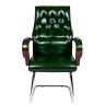 Кресло-конференц Боттичелли CF зеленая кожа