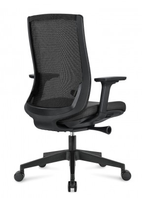 Кресло офисное  Ruby black LB черный пластик/черная сетка/черная ткань